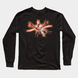 Fire Dragon in a Storm Long Sleeve T-Shirt